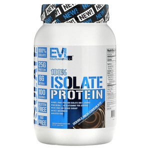 이보루션뉴트리션 EVLution Nutition 100% 아이솔레이트 더블 리치 초콜릿 726g(1.6lb), 726g, 1개