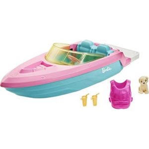 Babie Toy Boat with Pet Puppy 애완 동물 강아지와 바비 장난감 보트