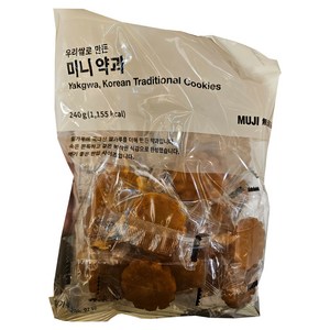 무인양품 우리쌀로 만든 미니 약과, 미니 약과 8802876205563, 240g, 1개