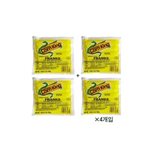 (N)냉동콘킹 후랑크 소시지454G(저염)x4개, 454g, 4개