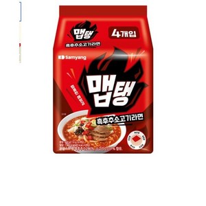 맵탱 흑후추소고기라면 110g, 16개