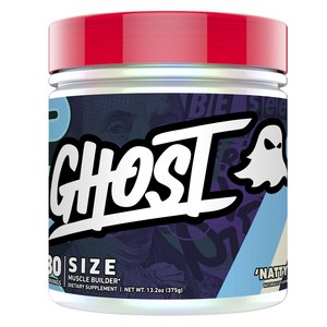 GHOST 사이즈 머슬 빌더 내티 맛, 1개, 375g