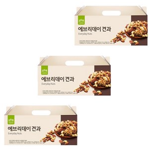 오하루 자연가득 에브리데이 견과 20g x 25포(1박스), 3개