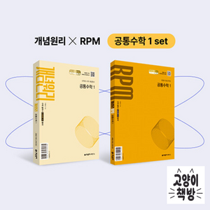 개념원리 공통수학 1 + RPM 공통수학 1 + 핵심개념팩 증정 세트 - 전2권 (2025년) / 개념원리수학연구소