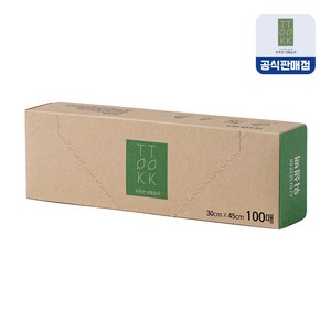 [똑똑] 똑똑한 생활습관 산화생분해 위생백 대형/중형/미니 100매 1개, 100개입, 대(L)