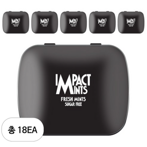 임팩트민트 프레쉬 민트 캔디, 14g, 18개