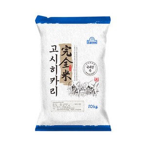 23년 햅쌀 엘그로 씻어나온쌀 특등급 완전미 고시히카리 10kg, 1개