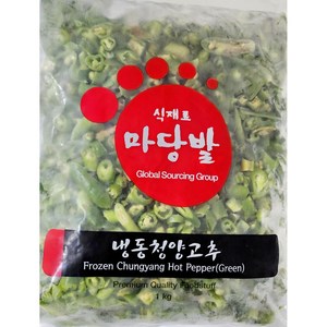 청양고추 슬라이스 1kg, 1개