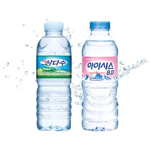 제주 삼다수 330ml 20개 + 롯데 아이시스 200ml 20개, 40개