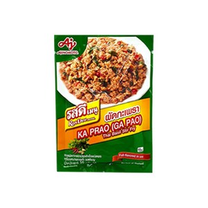 월드푸드 태국 팟 카파오 카파우 소스 분말형 KA PRAO, 1개, 50g