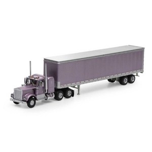 Athearn ATH41091 켄워스 W900 트레일러트럭 Purple Metallic 자동차모형 미니카, 1개