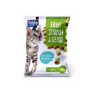 테비 고양이 시리얼 연어 60g, 1개