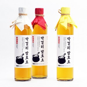 3년 숙성 막걸리 발효초 (500ml) 100% 천연발효식초 막걸리 식초, 1개, 500ml