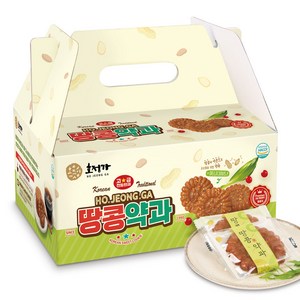 호정가 땅콩약과세트 1KG / 땅콩과 아몬드의 바삭한 식감, 1개