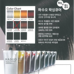 하수오 헤어용 왁싱큐어 500g, 레드, 1개