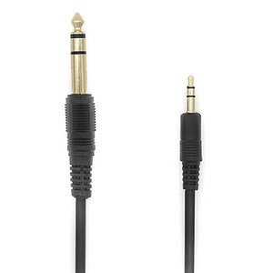 에스테크 STech 국산 ST3.5 to ST5.5mm 스테레오 변환 케이블/STEREO 3.5-5.5(수-수)/고급 국내제작/ST 3.5mm-ST 5.5mm, 3m, 1개