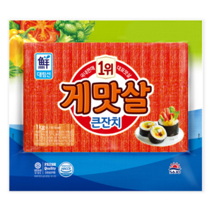 게맛살 큰잔치 500g 대림 (30gX17ea) 식자재 장보기, 1개