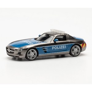 Herpa 96515 메르세데스 벤츠 SLS AMG 경찰차 자동차모형 미니카, 1개