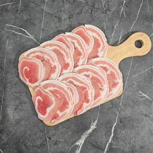 미트홀릭 프리미엄 스페인산 듀록 수입 냉동 꽃삼겹 구이용 대패 삼겹살, 1kg, 1개, 구이용(5mm)