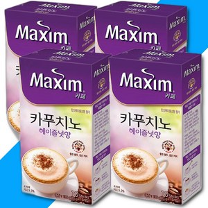 맥심 카페 카푸치노 헤이즐넛 40T (10개입x4개), 1, 10개입, 4개