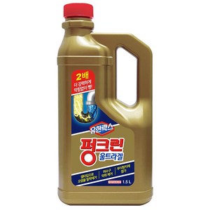 유한락스 펑크린 울트라겔, 1.5L, 3개