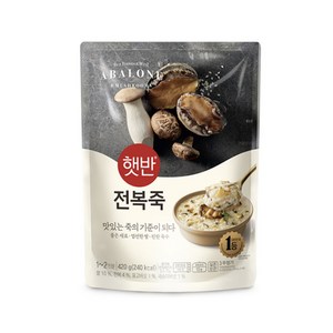 비비고죽 햇반죽(햇반소프트밀) 19. 전복죽(파우치), 420g, 22개