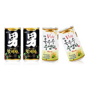 제트그로스 광동 헛개차 180ml 30캔 + 광동 옥수수 수염차 180ml 30캔, 1세트