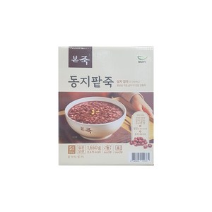 본죽 동지팥죽, 5개, 330g