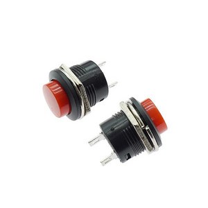 원형 푸쉬버튼스위치 R13-507 RED 16MM