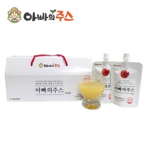 [연두]아빠의사과40팩 x 2박스, 100ml, 80개