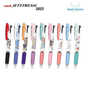 (NEW) 유니 제트스트림 3색 볼펜 캐릭터 2023, 라푼젤23