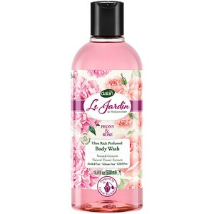 [달란] 르 자르뎅 바디 워시 피오니&로즈 작약&장미 꽃향 약산성 바디클렌져, 500ml, 1개