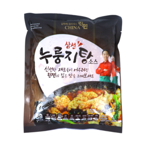 [홈쇼핑] [빠른배송] 린찐 삼선 강황누룽지탕 1팩 + 누룽지 1팩, 8개, 800g