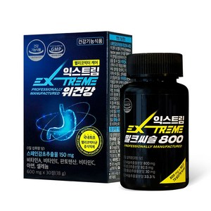 익스트림 위건강 600mg & 밀크씨슬 800mg (1개월분), 1개, 30정