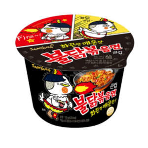 불닭볶음면 큰컵 105g, 18개