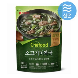 롯데 쉐푸드 소고기 미역국, 500g, 1개