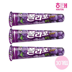 해태제과 폴라포 포도 30개 아이스크림, 120ml