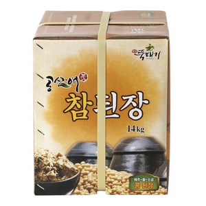 [청도식품] 옛맛뚝배기 콩100% [전문식당맛 참된장] 14kg, 2개