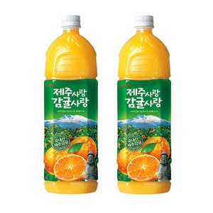 메온셀 [기타]제주사랑감귤사랑 주스 1.5Lx12pet/1BOX, 12개, 1.5L