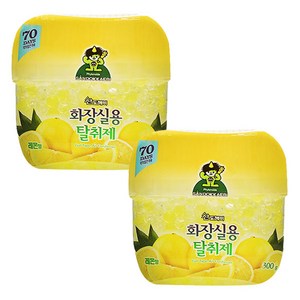 산도깨비 화장실용 탈취제 레몬향 300g, 2개