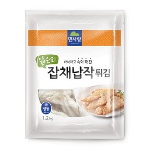 부추 당면 납작 만두 1.2kg, 1개