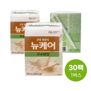 뉴케어 구수한맛200mlx30팩 완전균형영양식, 30개, 200ml