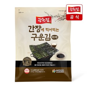 광천김 간장에 찍어먹는 구운 파래김, 1개, 120g