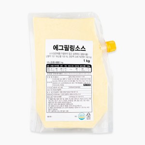 NFS송림 에그필링소스 냉동 1kg (에그타르트베이스), 1kg[아이스박스포함], 1개