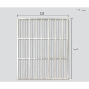 라셀르(삼성) 업소용 냉장고 25/45박스(공용) 수직 선반(W525*H570) 고리포함, 단일모델명/품번