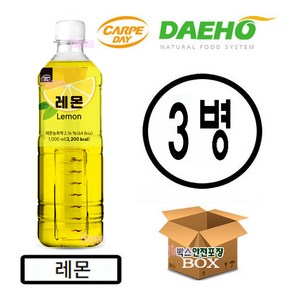 대호 레몬 액상 1000ml, 3개, 1L