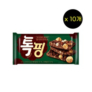 오리온 톡핑 헤이즐넛&그래놀라, 43g, 50개