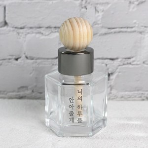 디퓨저용기 - 육각 헥사곤 50ml ( 스틱포함 ) diy 디퓨져 만들기 재료 공병, 투명, 무광실버