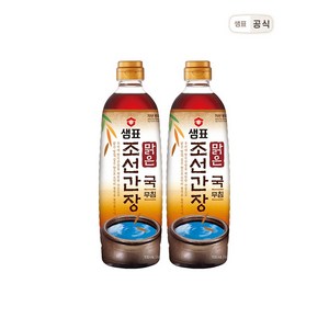 샘표 맑은 조선 간장, 930ml, 2개