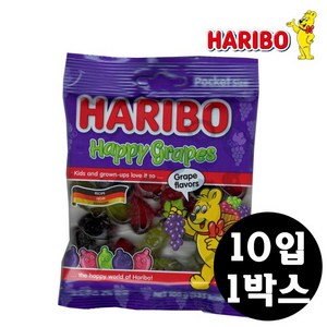 다다통상 하리보 해피그레이프 100g x 10개